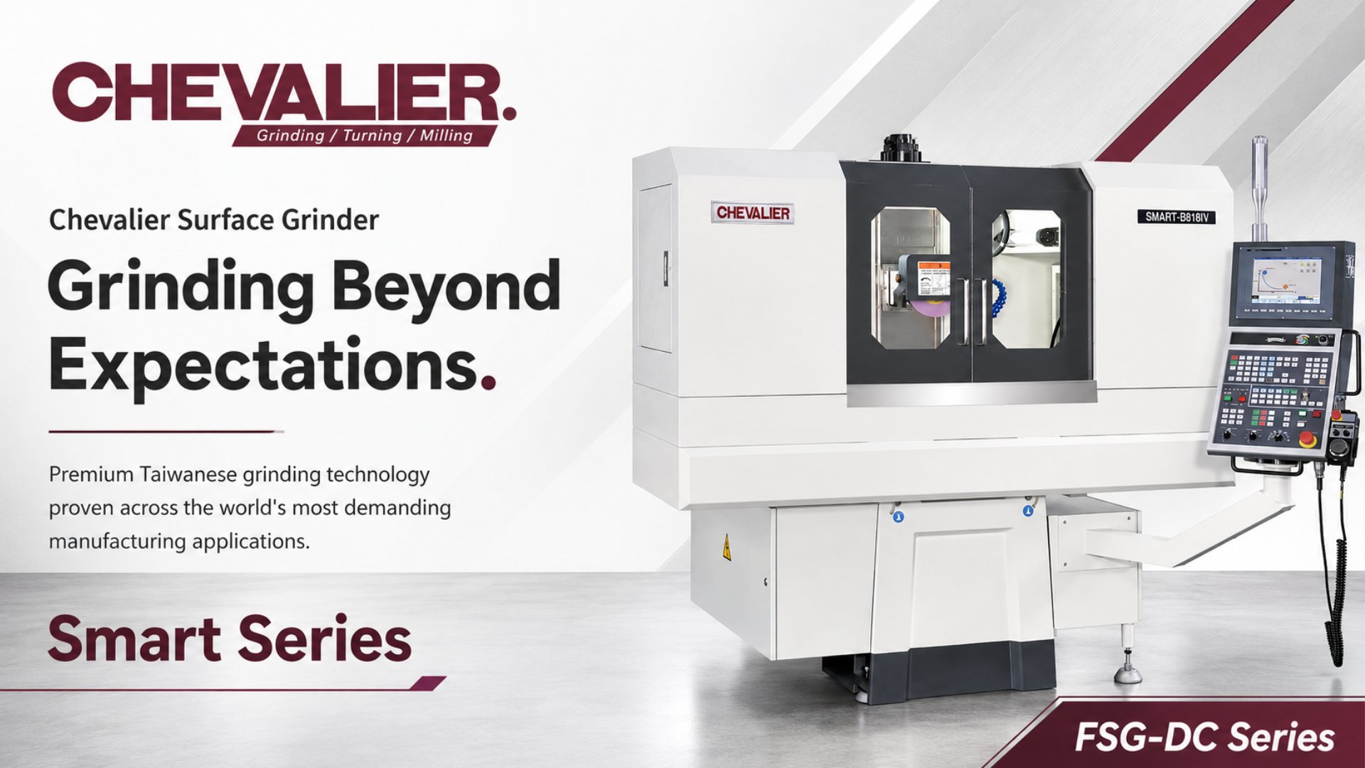 Chevalier Surface Grinder — Grinding Beyond Expectations.